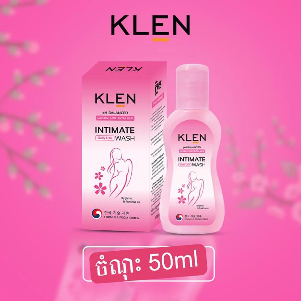 KLEN Intimate Wash Sakura Extra-Mild