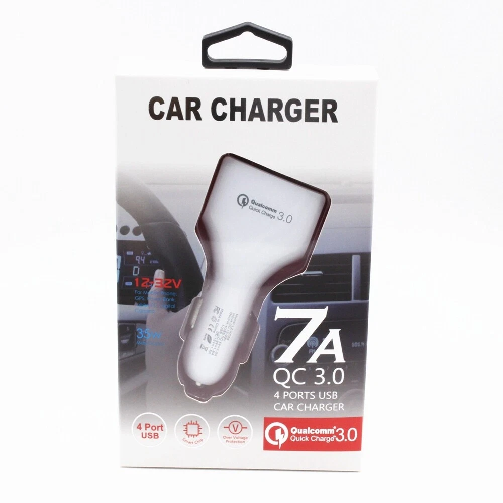 Fast Car Charger QC 3.0 4 Port