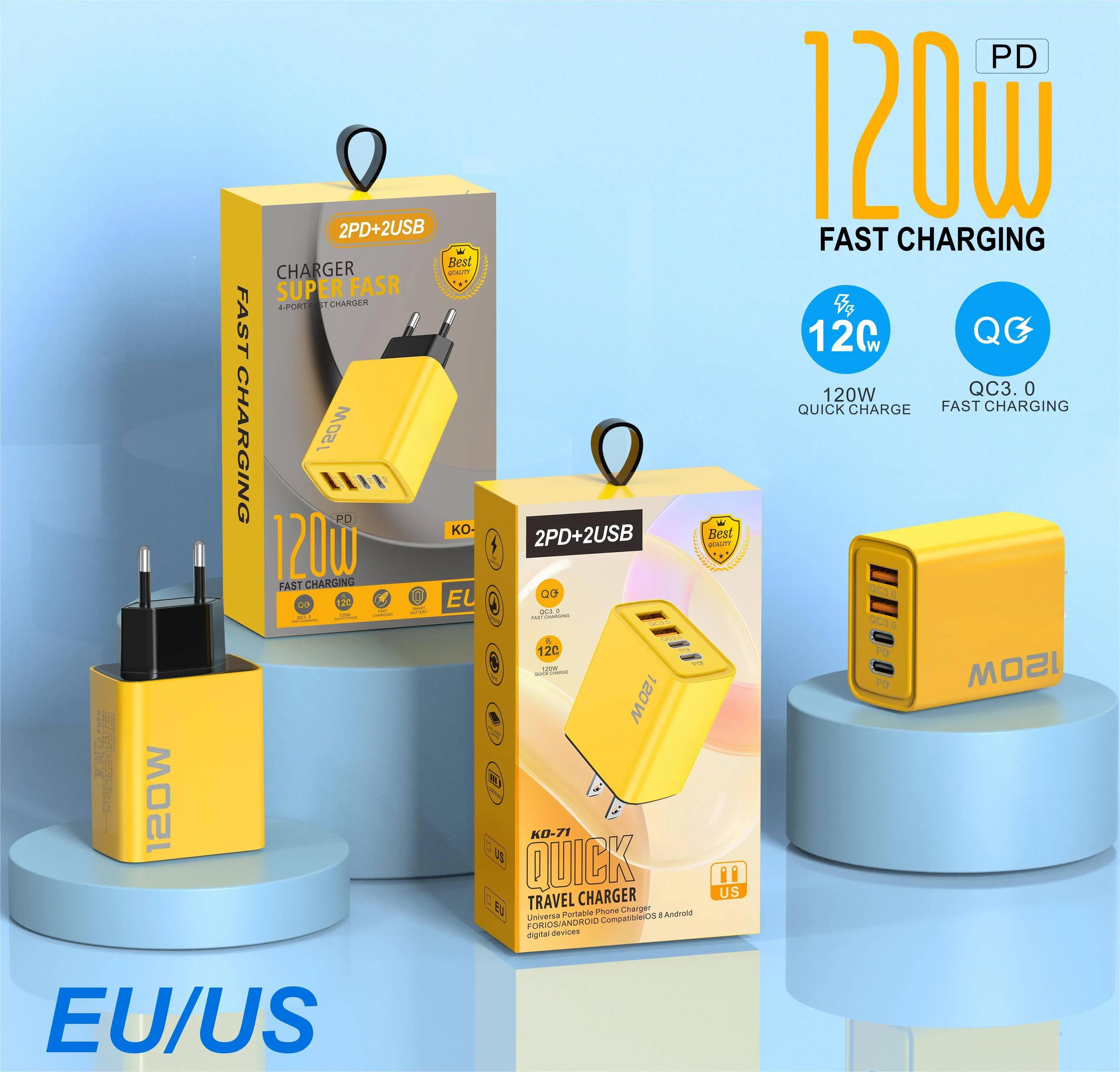 ឆ្នាំងសាកទូរស័ព្ទ 120W