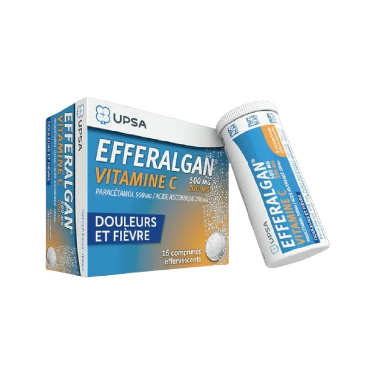 EFFERALGAN វីតាមីន C 500mg/200mg 8Eff x 2Tube (CP)