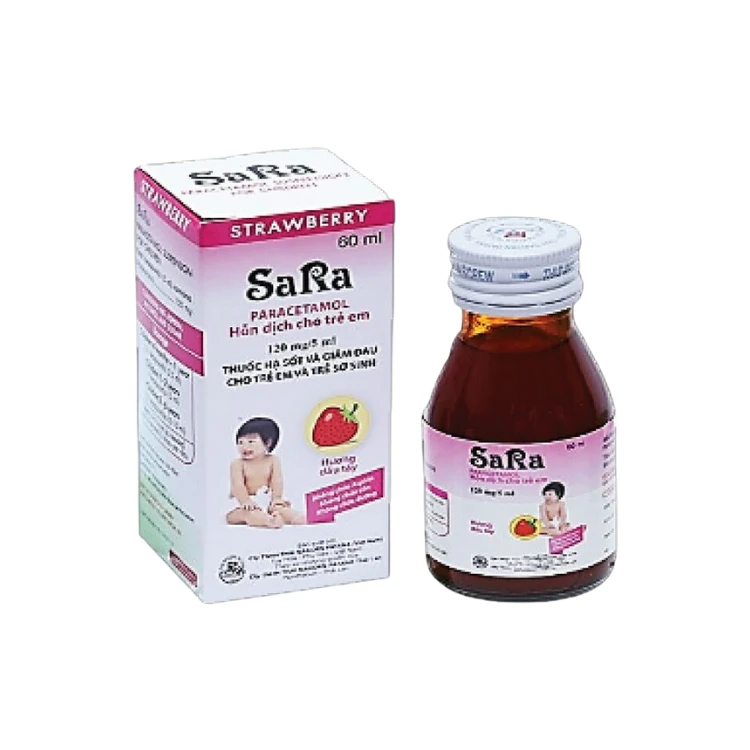Sara For Children Syrup 120mg/5ml Grenadine 60ml